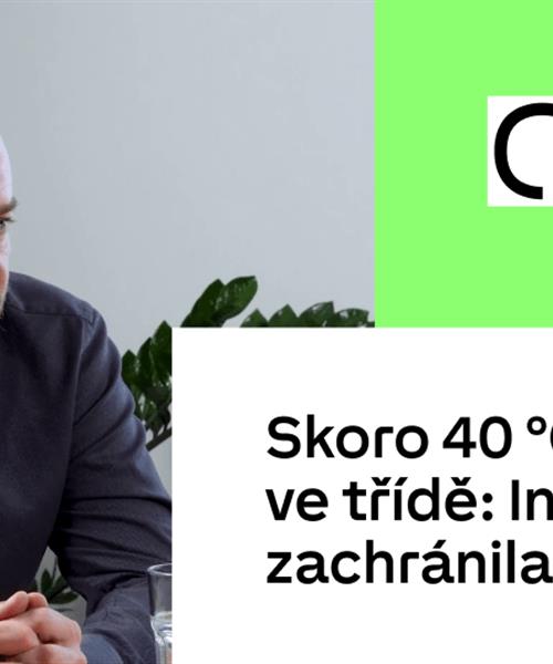Řízené větrání ve škole: Jak Dubňany vyřešily přehřáté třídy